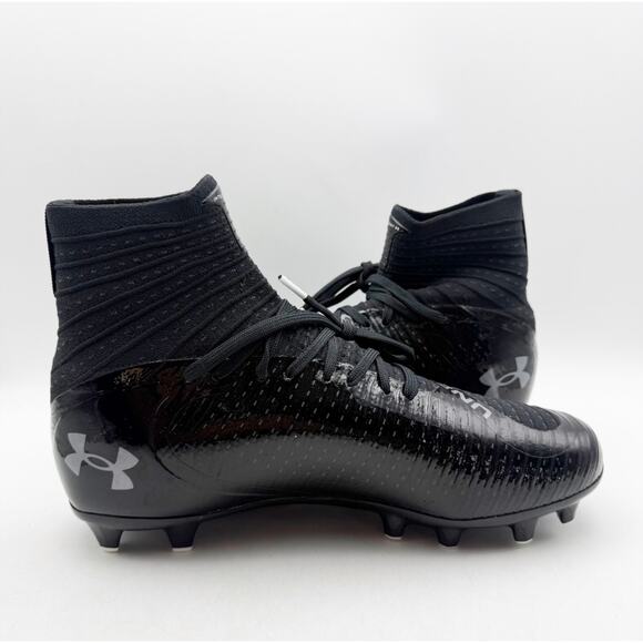 Under Armour Men\'s Highlight MC 2.0 High Top Football Cleats Size 9.5 Black NWOB main image 6